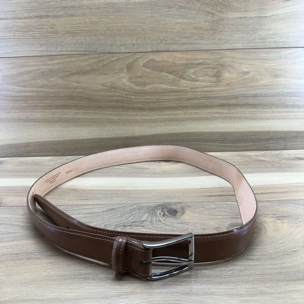 Martin Dingman Mens Belt Size 40/100 Genuine Coachman Leather Business Dress